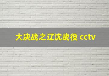 大决战之辽沈战役 cctv